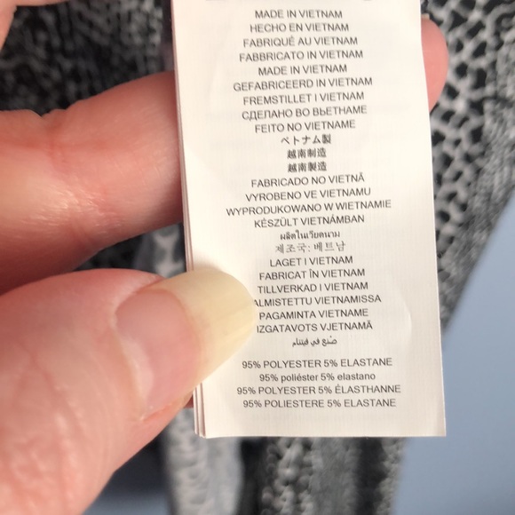 ⭕️ PRICE FIRM NEW MICHAEL Michael Kors 0X Black and White Print Cutouts Dress - Picture 6 of 8